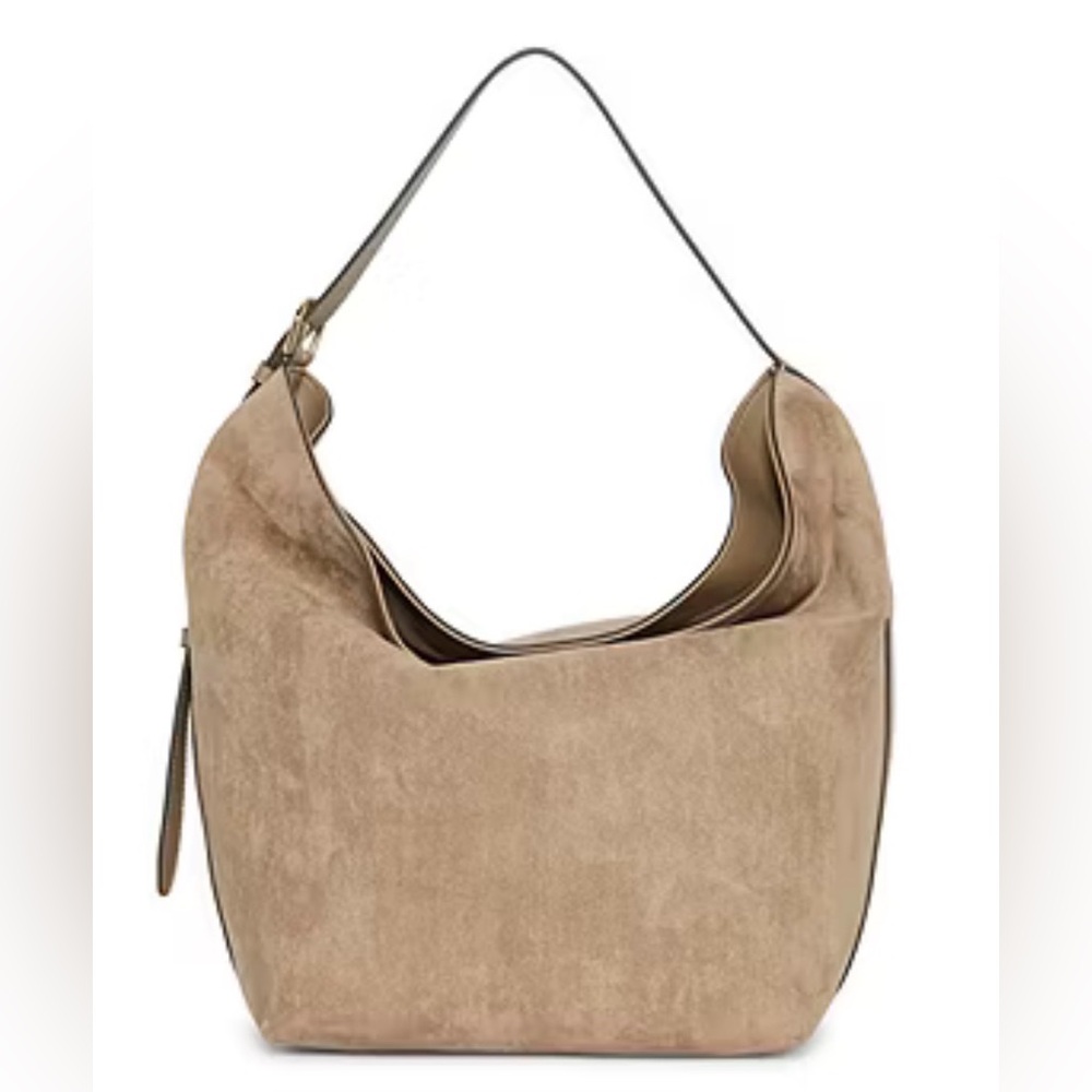 Worthington Jo Tan Faux Suede Bucket Bag NWT